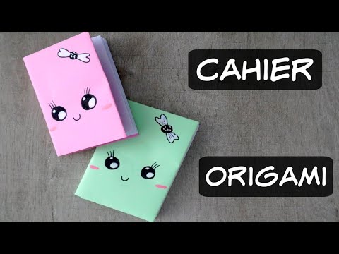 Mini Cahier en Origami !
