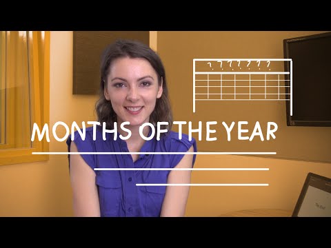 Weekly Russian Words with Katya - Months of the Year