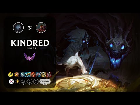 Kindred Jungle vs Graves - KR Master Patch 12.23