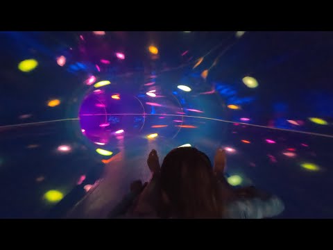 Blue Trio Water Slide at Aqualand Moravia 🇨🇿