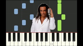 piano tutorial "LES LIONNES" Yannick Noah, partition gratuite