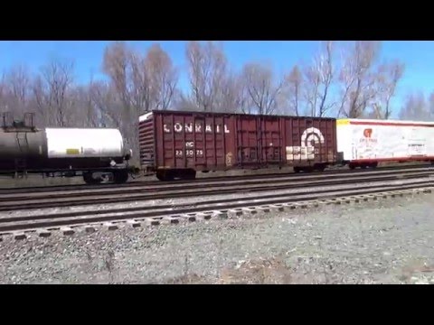 Extra Long CSX Freight Train