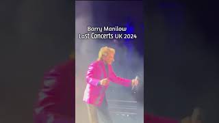 Barry Manilow Last Concerts in UK 2024 #barrymanilow  #concert  #shorts