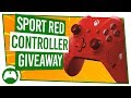 SPECIAL EDITION Sport Red Controller Unboxing + Giveaway!
