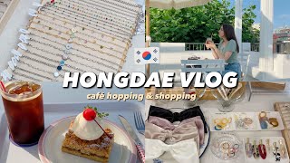 Day alone in Hongdae, Seoul: café hopping and shopping  ☕🧸🛍️ | life in Korea