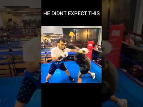 He didnt see the punch 💥