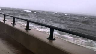preview picture of video 'Hurricane Irene from Swampscott/Lynn Beach August 28'
