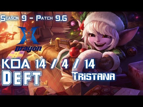 KZ Deft TRISTANA vs VAYNE ADC - Patch 9.6 KR Ranked