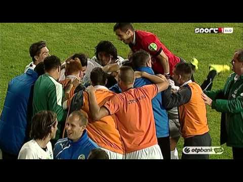 Rok Kronaveter gólja  a Győri ETO FC - Mezőkövesd Zsóry FC mérkőzésen