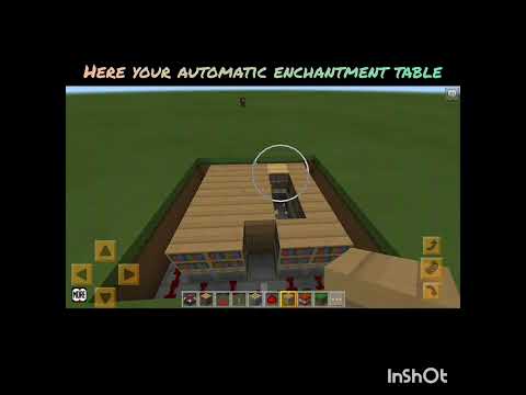 wait for end 😃😃 making automatic enchantment table 👉👈#shorts #minecraft #lokicraft