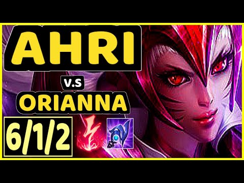 AHRI vs ORIANNA - 6/1/2 KDA MID GAMEPLAY - EUW Ranked DIAMOND