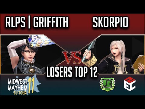 Midwest Mayhem 11 LOSERS TOP 12 - RLPS | Griffith (Bayonetta) vs Skorpio (Robin)