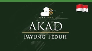 Download lagu Payung Teduh - Akad (Indonesian Song) - LOWER Key (Piano Karaoke / Sing Along) mp3