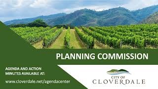 Cloverdale Planning Commision Meeting - May 7, 2024