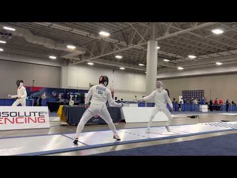 Junior Olympics 2022 Ian Goldfine vs Ryan Jeyoon