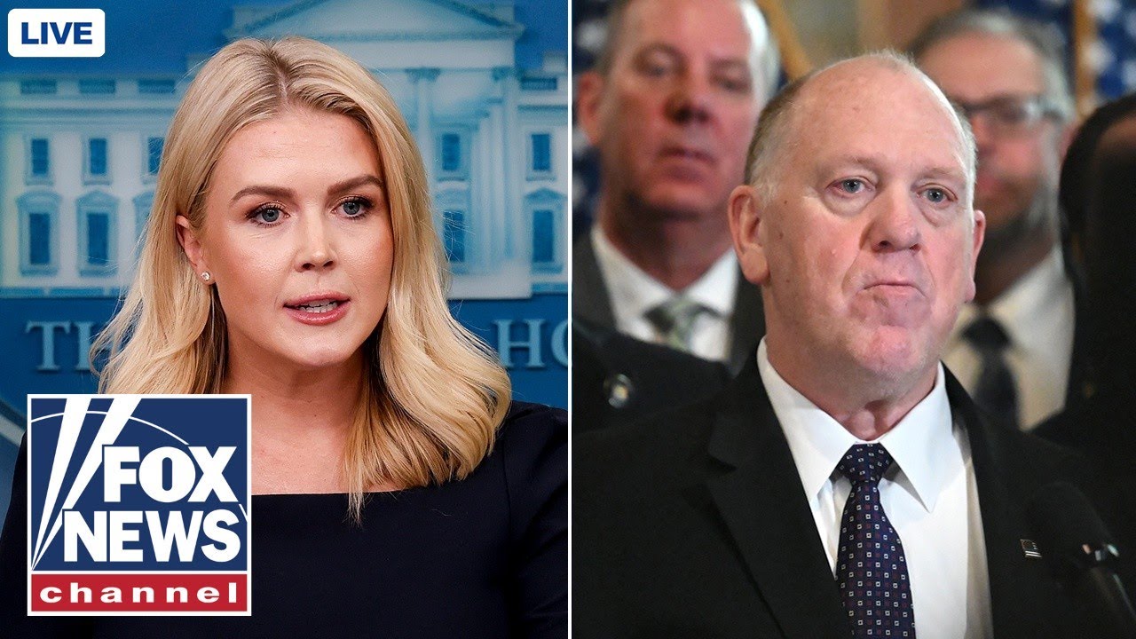 Karoline Leavitt holds press briefing with border czar Tom Homan