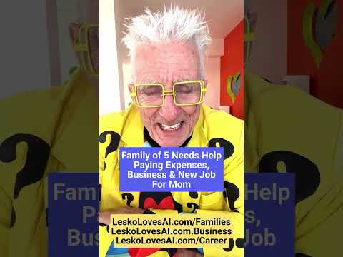 Family or 5 Need Help Pay Expenses, Business and Job for Mom