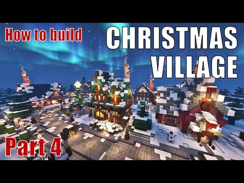 INSANE Minecraft Christmas Village Tutorial Series: Part 4 - Cosy Inn