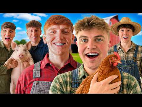 BOV BOYS WORK ON A FARM!