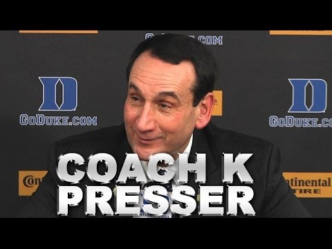 Coach K Speaks After Duke's Epic Win Over Syracuse