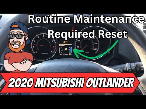2020 Mitsubishi Outlander Sport | Routine Maintenance Required Reset