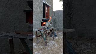 COMIDA NO FOGÃO A LENHA NA ROÇA #shorts