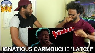 The Voice 2017 Blind Audition - Ignatious Carmouche: &quot;Latch&quot; (REACTION)