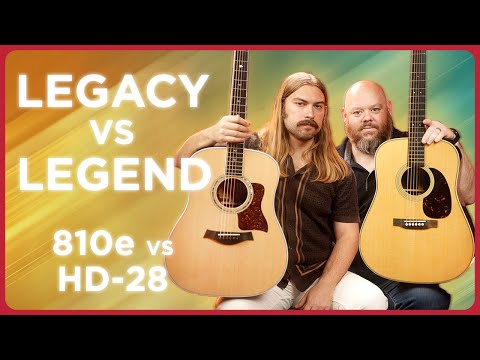 Taylor vs. Martin Dreadnought Battle! 810e Legacy vs. HD-28