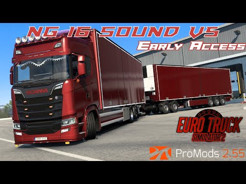 Early Access phase started! | ETS2 1.40 | ProMods 2.55 | SCANIA 540S | Linköping - Aalborg