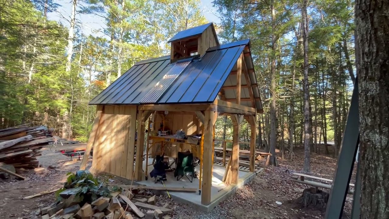 Building a Homemade Maple Sugar Shack update