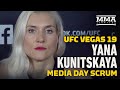 UFC Vegas 19: Yana Kunitskaya On Advantages Of Training With Fiance Thiago Santos  - MMA Fighting