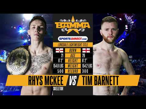 BAMMA 28: Rhys McKee vs Tim Barnett