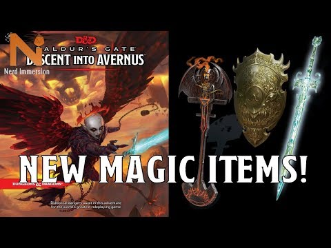 Baldur's Gate: Descent Into Avernus New Magic Items | Nerd Immersion