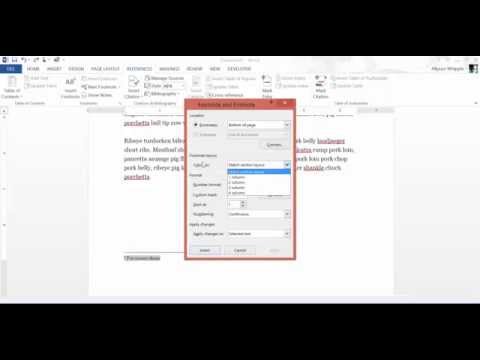 how to renumber footnotes in word 2016 how to renumber footnotes in word 2016