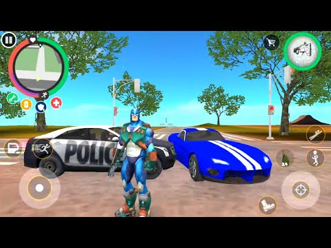 Rope hero vice town new game | Rope hero new space fight on danger villain | Games on HD gameplay