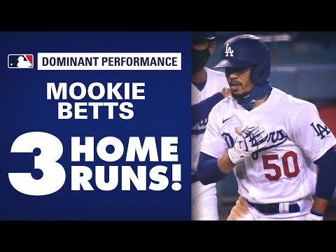 Betts ties MLB record with 10th leadoff homer in first half to help Dodgers  rout Angels 10-5