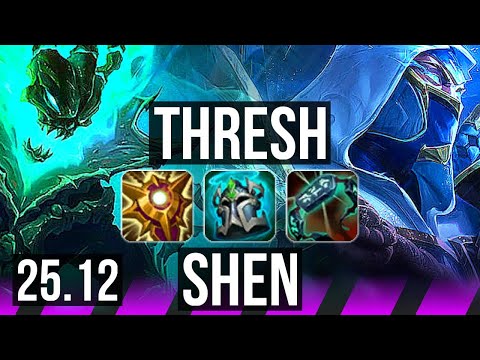 THRESH & Zeri vs SHEN & Jinx (SUP) | 4/4/26, 500+ games | EUW Master | 25.12