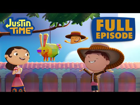 Piñata Smash Party FULL EPISODE I Justin Time Season 3