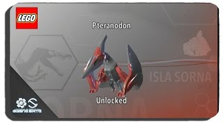 Lego Jurassic World How To Unlock Pteranodon Dinosaur Character Location