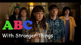 Learn the alphabet with Stranger Things.