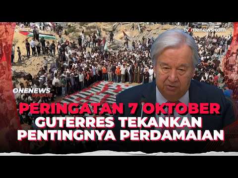 Tegas! Sekjen PBB Serukan Gencatan Senjata Permanen di Palestina | OneNews Update