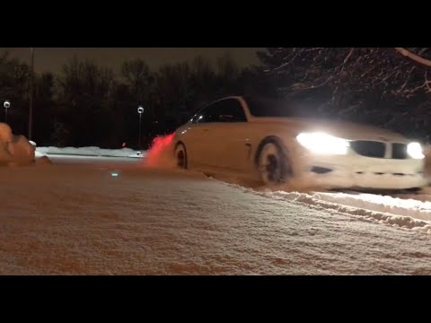 BMW RWD VS AWD IN THE SNOW!!!!