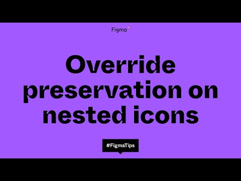 Override preservation on nested icons