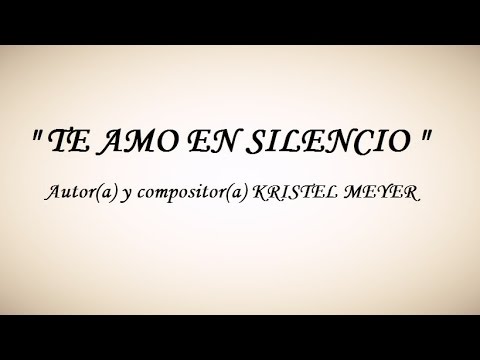 Entremares - Te amo en silencio