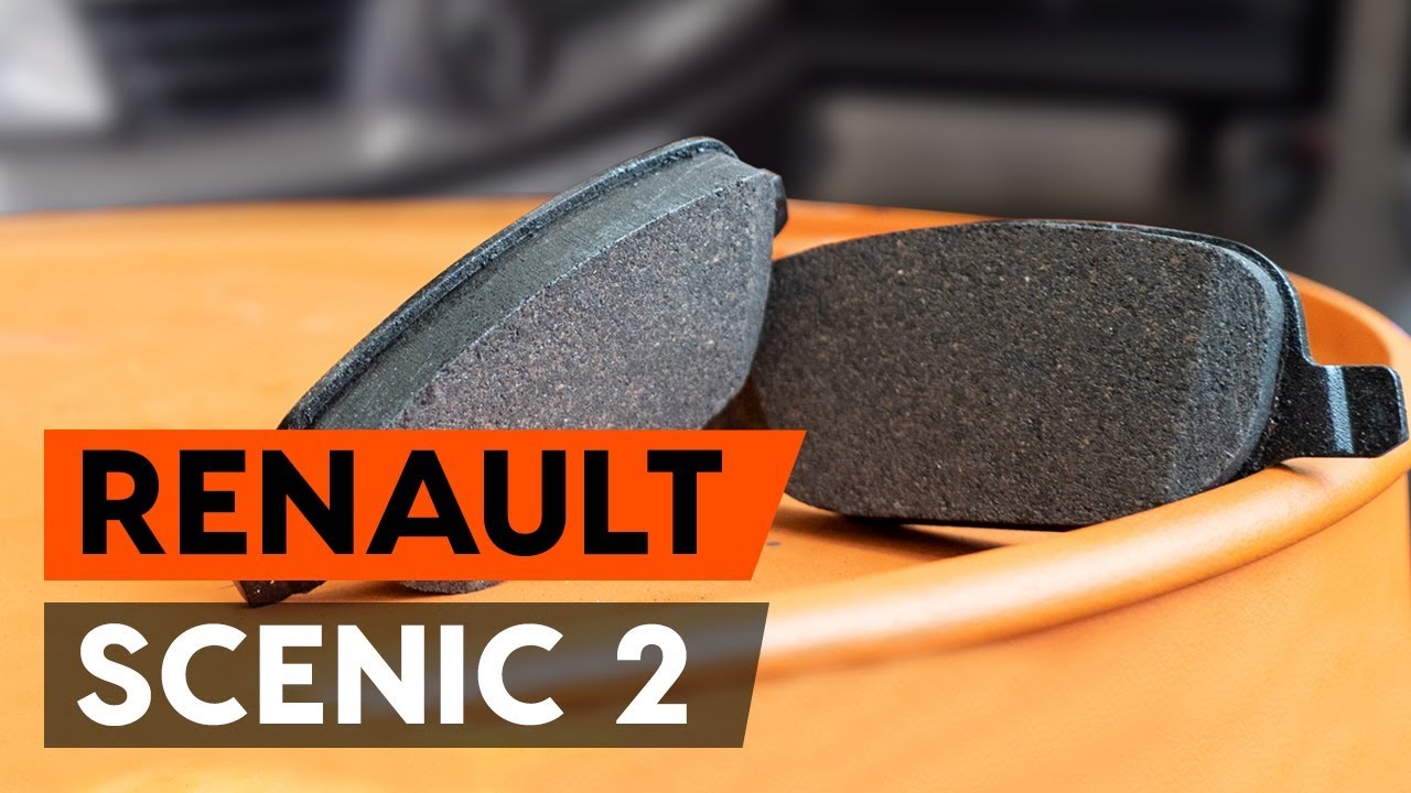 Como mudar pastilhas de travão da parte dianteira em Renault Scenic 2 - guia de substituição