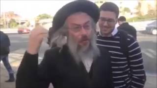 Man Screaming At Chareidi IDF Soldiers