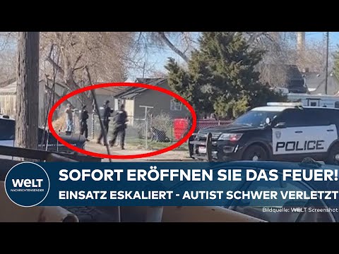 SKANDAL IN POCATELLO: Augenzeugenvideo schockiert! Polizeieinsatz eskaliert - Schüsse auf Autisten
