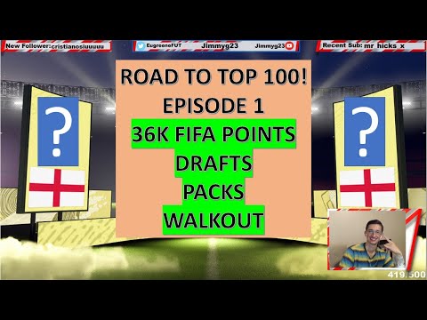 36K FIFA POINTS - 50K WALKOUT - DRAFTS - PACKS | FIFA 20 EPISODE 1 - R2T100
