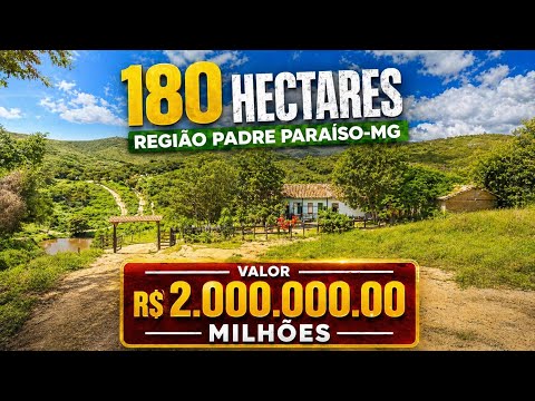 🌾MAGNÍFICA FAZENDA 180 HECTARES A VENDA NA REGIÃO PADRE PARAÍSO-MG VALOR 2 MILHÕES 
