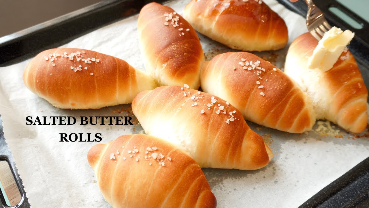 Salt Bread (Shio Pan) Recipe | Crispy outside, fluffy inside | Japanese Bread